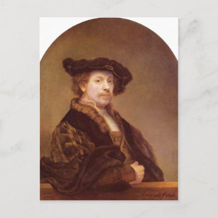 Rembrandt Harmensz. van Rijn Selbstportr?t 1640 Te Postcard