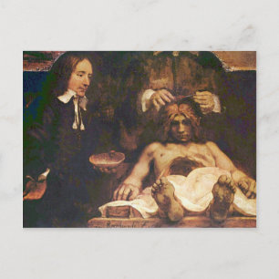 Rembrandt Harmenszoon van Rijn - Anatomical lectur Postcard
