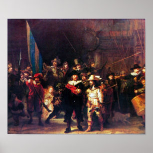 Rembrandt Harmenszoon van Rijn - Night Watch Poster