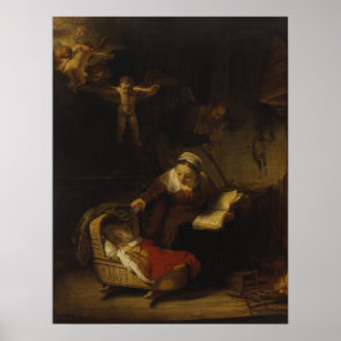 Rembrandt - Holy Family Poster