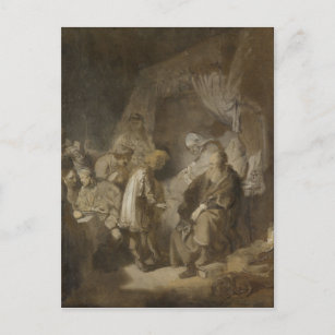 Rembrandt, Joseph telling his dreams Postcard