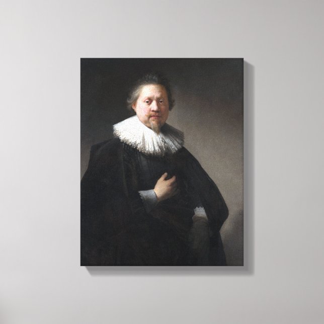 Rembrandt Portrait of a Man Canvas Print (Front)