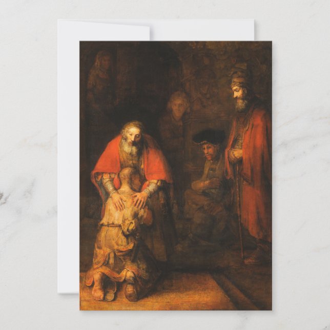 Rembrandt - Return Of The Prodigal Son Card (Front)