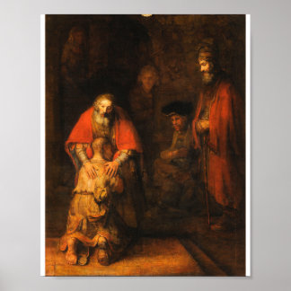 Rembrandt - Return Of The Prodigal Son Poster