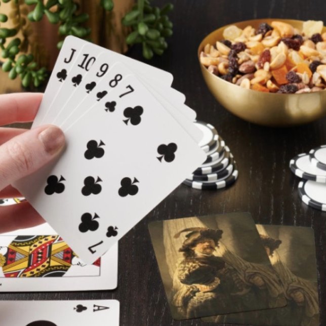 Rembrandt’s Standard Bearer  Playing Cards  (Rembrandt’s Standard Bearer poker type playing cards . Easy to shuffle smooth card stock. 2.5" x 3.5)