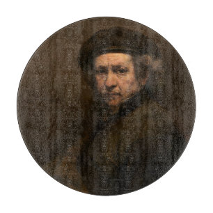 Rembrandt Self Portrait: Dutch Golden Age Painter Cutting Board