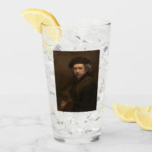 Rembrandt Self Portrait: Dutch Golden Age Painter Glass