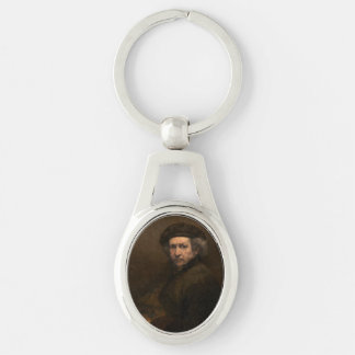 Rembrandt Self Portrait: Dutch Golden Age Painter Keychain