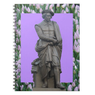 Rembrandt Statue Amsterdam Notebook