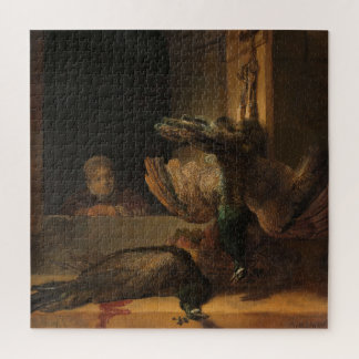 Rembrandt, Still Life with Peacocks - Fine Art Jigsaw Puzzle