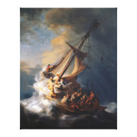 Rembrandt Storm Sea of Galilee Painting