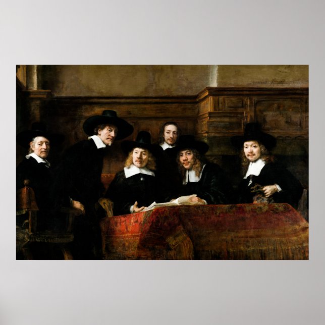 Rembrandt: Syndics of the Drapers' Guild Poster (Front)