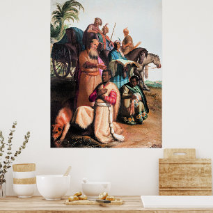 Rembrandt - The Baptism of the Eunuch, Poster