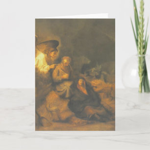 Rembrandt- The Dream of St. Joseph Card