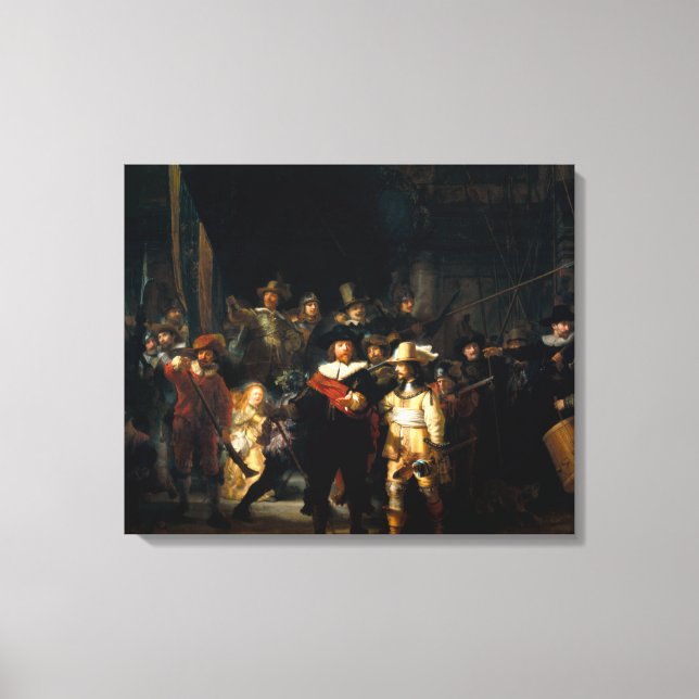 Rembrandt The Night Watch Canvas Print (Front)