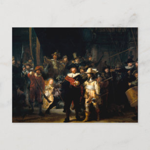 Rembrandt The Night Watch Postcard