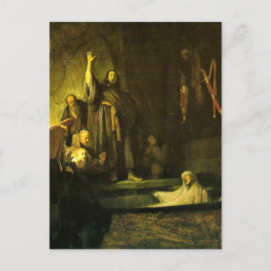 Rembrandt - The Raising of Lazarus Postcard