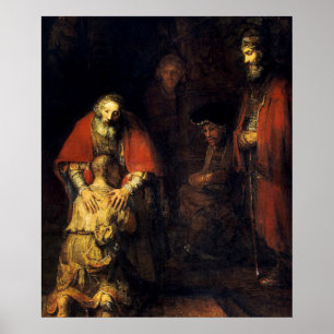 Rembrandt - The Return of the Prodigal Son Poster