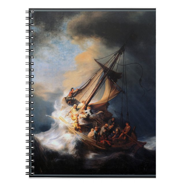 Rembrandt - The Storm of the Sea of Galilee iPad A Notebook (Front)