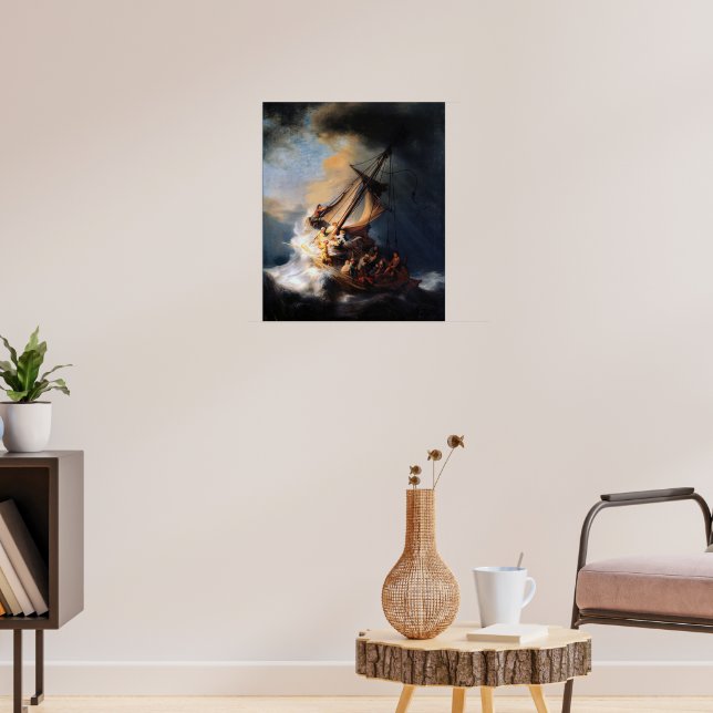 Rembrandt - The Storm of the Sea of Galilee Poster (Living Room 3)