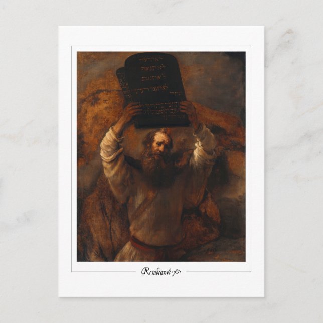 Rembrandt van Rijn #25 - Fine Art Postcard (Front)