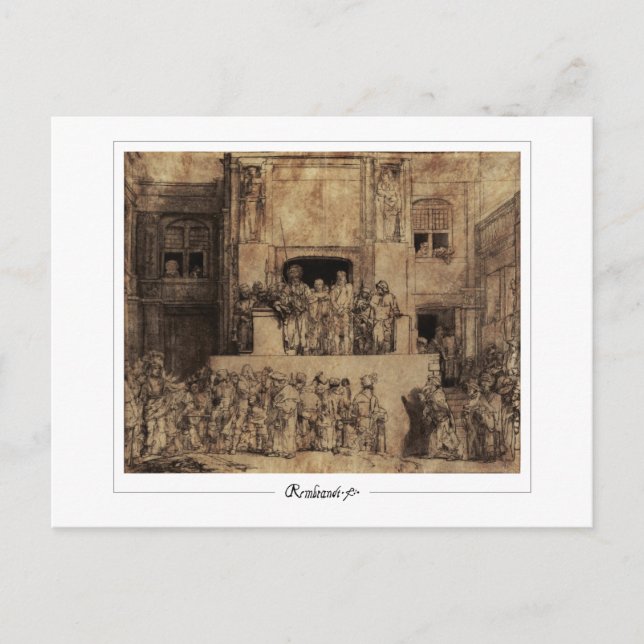 Rembrandt van Rijn #622 - Fine Art Postcard (Front)