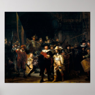 Rembrandt Van Rijn, The Night Watch Poster