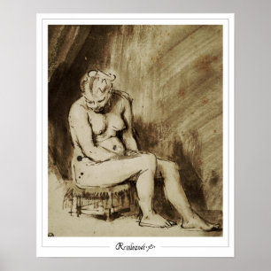 Rembrandt van Rijn Zedign Art Affiche #443