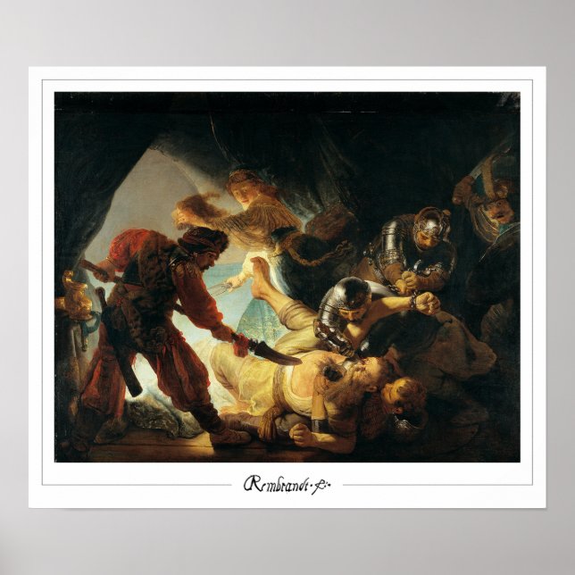 Rembrandt van Rijn Zedign Art Poster #23 (Front)