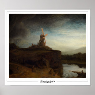 Rembrandt van Rijn Zedign Art Poster #30