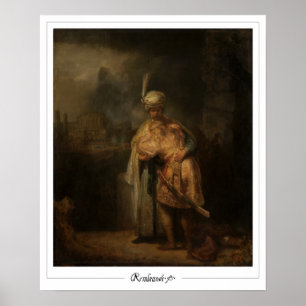 Rembrandt van Rijn Zedign Art Poster #324