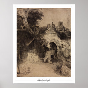 Rembrandt van Rijn Zedign Art Poster #59