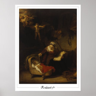 Rembrandt van Rijn Zedign Art Poster #672