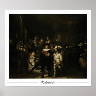 Rembrandt van Rijn Zedign Art Poster #701