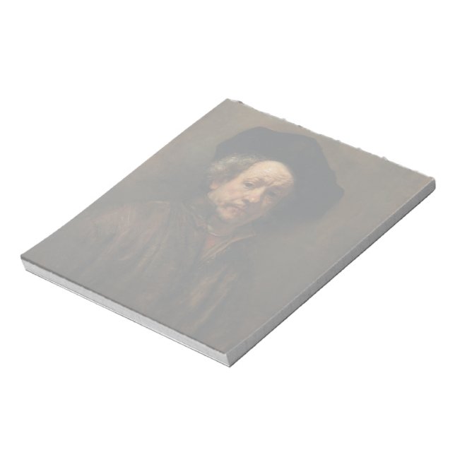 Rembrandt van Rijn's Self Portrait Fine Art Notepad (Rotated)