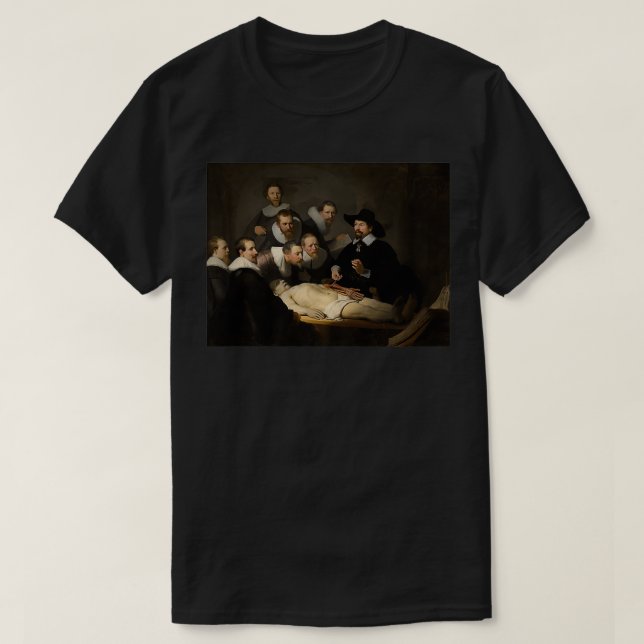 Rembrandt van Rijn's The Anatomy Lesson of Dr T-Shirt (Design Front)