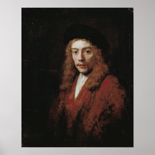 Rembrandt - Young Man Perhaps Artist's Son Titus Poster (Front)