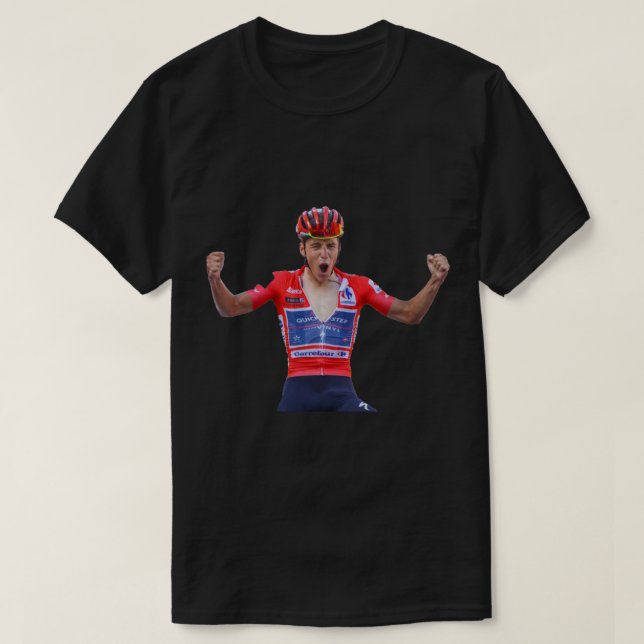 REMCO EVENEPOEL LA VUELTA CYCLING Quick Step Alpha T-Shirt (Design Front)