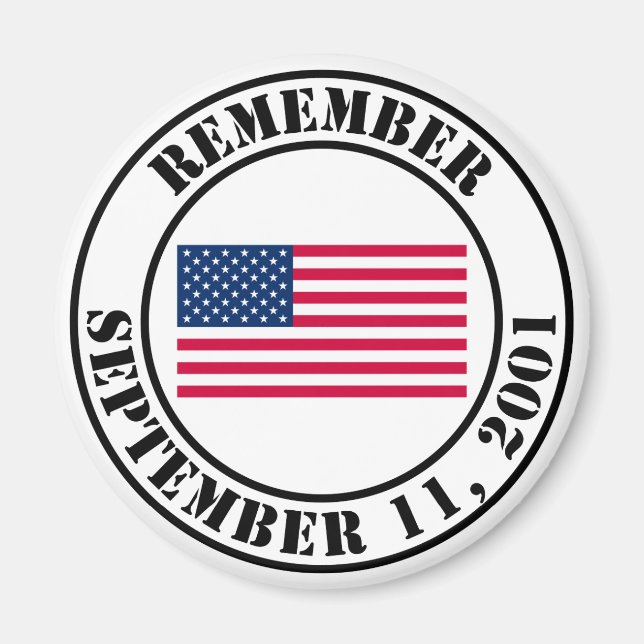 Remember 9/11 magnet (Front)