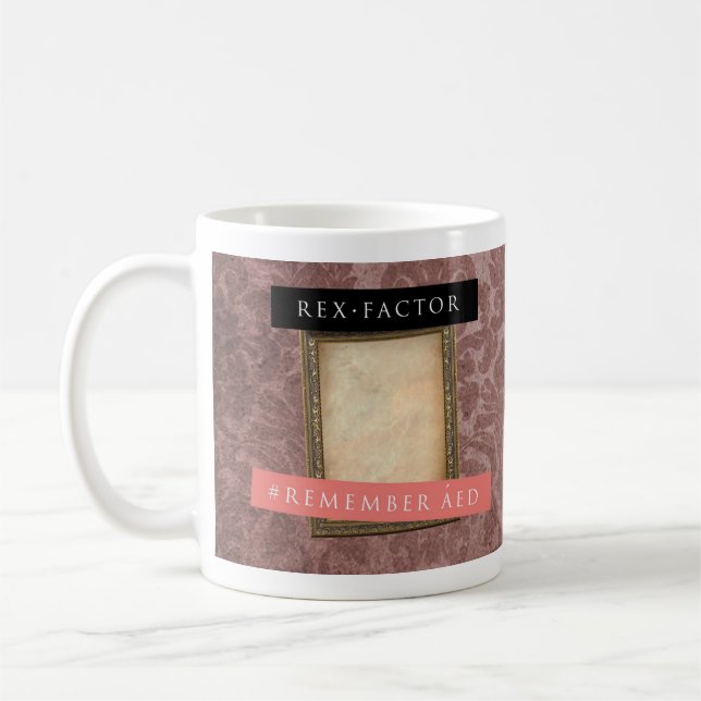 Remember Aed, Mug Patterned (Left)