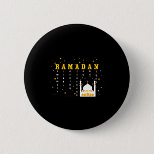 Remember Allah Ramadan Mubarak Kareem 2 Inch Round Button