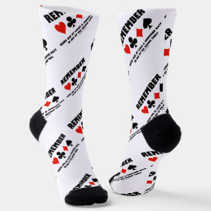 Remember At Least A Thousand Ways To Die At Bridge Socks