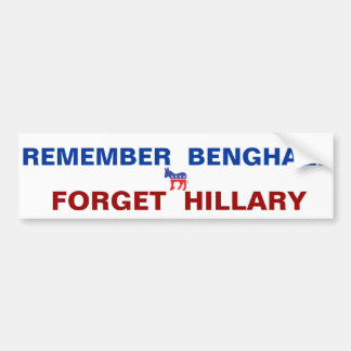 Remember Benghazi Bumper Sticker