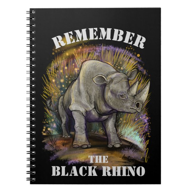 Remember Black Rhino Notebook (Front)