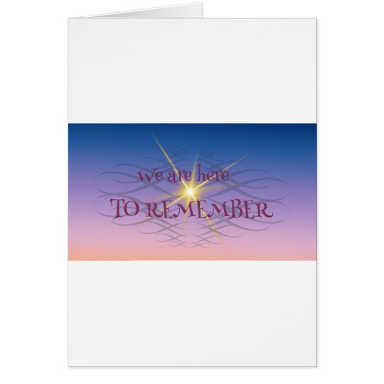Remember Card