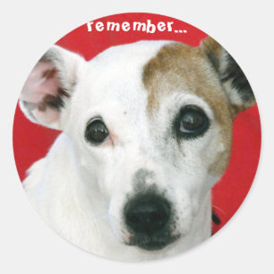remember... classic round sticker