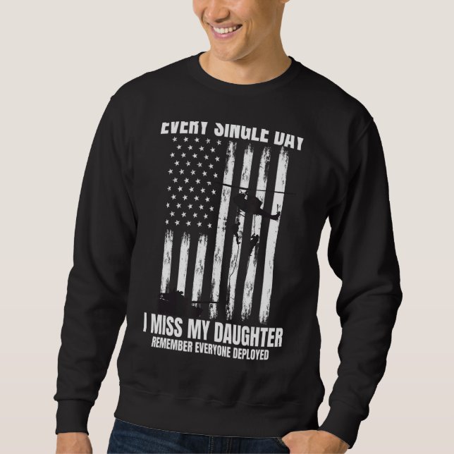 Remember Everyone Deployed Daughter Red Friday Ame Sweatshirt (Front)