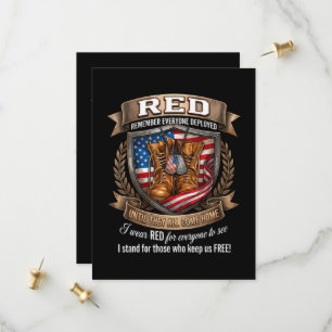 Remember Everyone Deployed Military Red Friday Save The Date