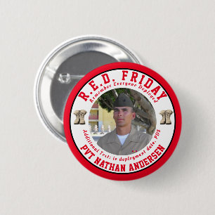 Remember Everyone Deployed RED Friday Photo Button