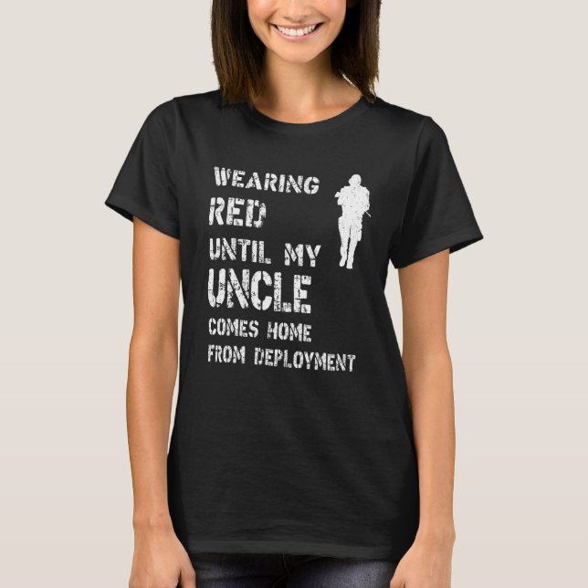 Remember Everyone Deployed Red Shirt Friday For Un (Front)
